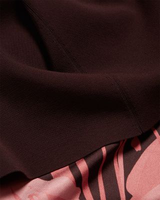 Lattena Knit Bodice Dress