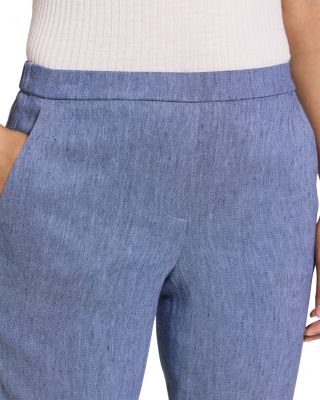 Classic Slim Leg Linen Pants