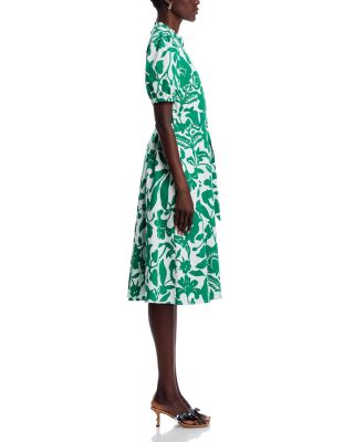 Floral Print Belted Dress