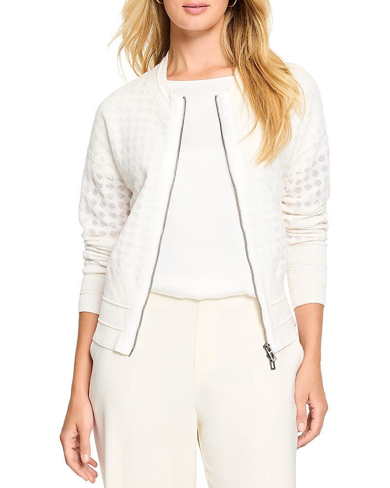NIC + ZOE NIC+ZOE SHEER STITCH CARDIGAN