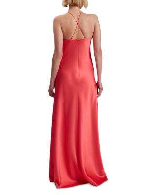 Ajima Floral Halterneck Maxi Dress