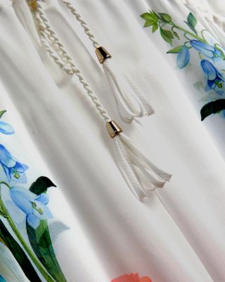 Luusaa Plunging Neck Cover-Up Dress