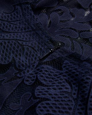 Agnel Lace Midi Dress