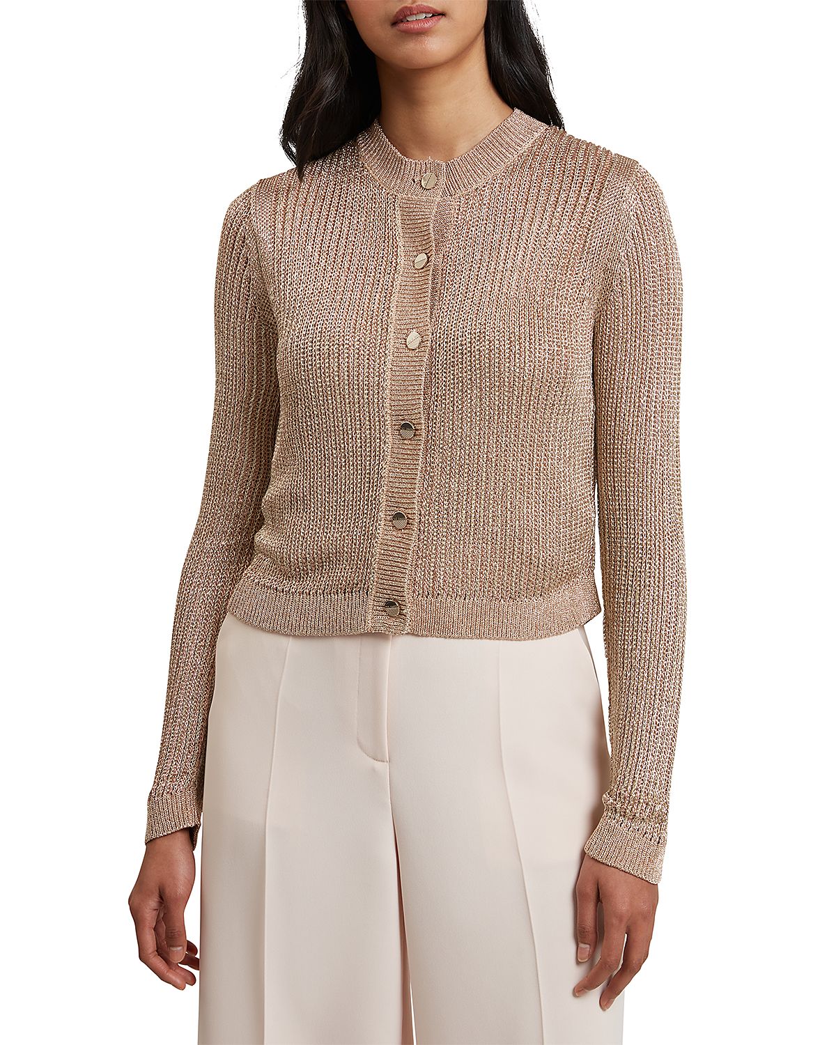 Ted Baker Manya Chainmail Knit Cardigan