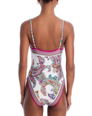 Remi Bright Paisley One Piece Swimsuit