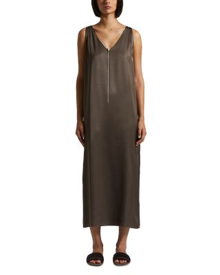 Peserico - Sleeveless V Neck Dress