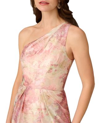 Printed Jacquard Gown