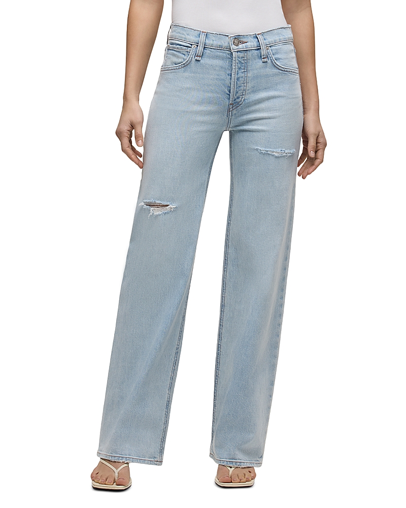 Hudson Rosie High Rise Wide Leg Jeans in Rearview