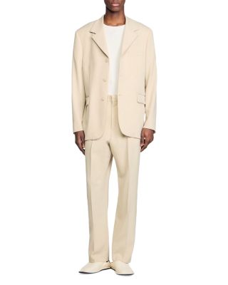 Sandro Oversized Wool Suit Jacket Trousers Bloomingdale's