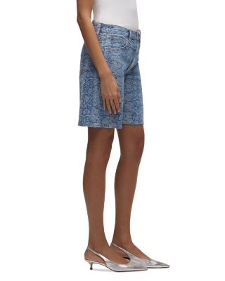 Printed London Low Rise Long Shorts