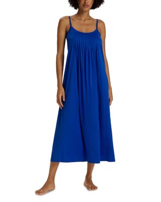 Juliet Pleated Long Spaghetti Gown