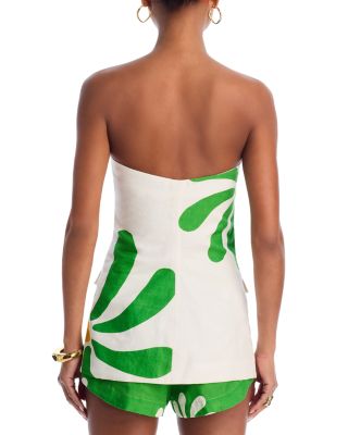 Milos Linen Strapless Vest