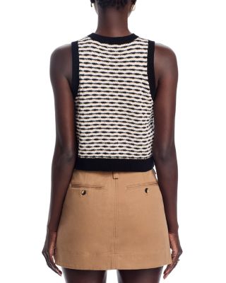 Alice Wavy Striped Demi Tank Top