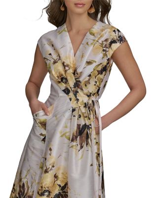 Faux Wrap Dress