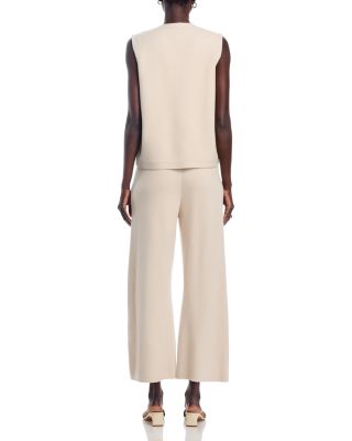 Sweater Vest & Wide Leg Pants Set