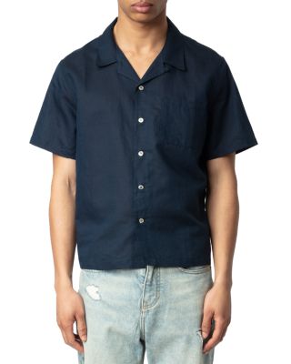 Zadig & Voltaire - Regular Fit Linen Camp Shirt