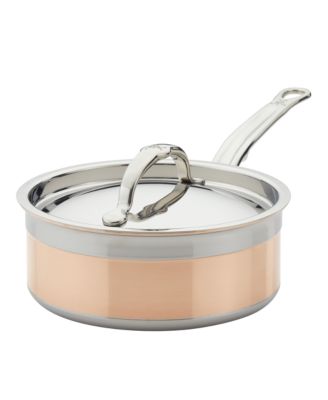 Hestan - CopperBond&reg; 2-Quart Induction Copper Saucepan with Lid