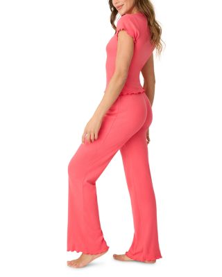 Tropical Pointelle Pajama Set