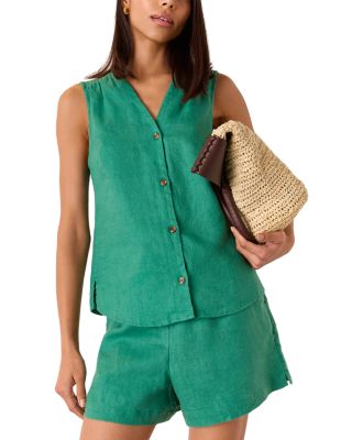 Whistles - Laura Linen V Neck Vest