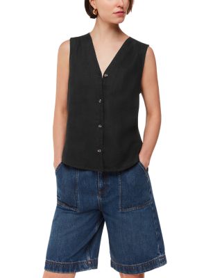 Whistles - Laura Linen V Neck Vest