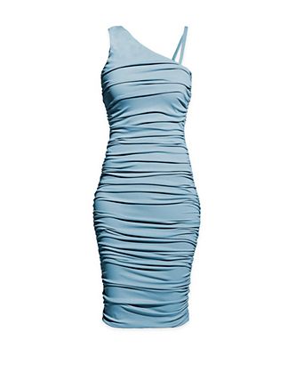 blue racer back dress MISA MARIANA DRESS