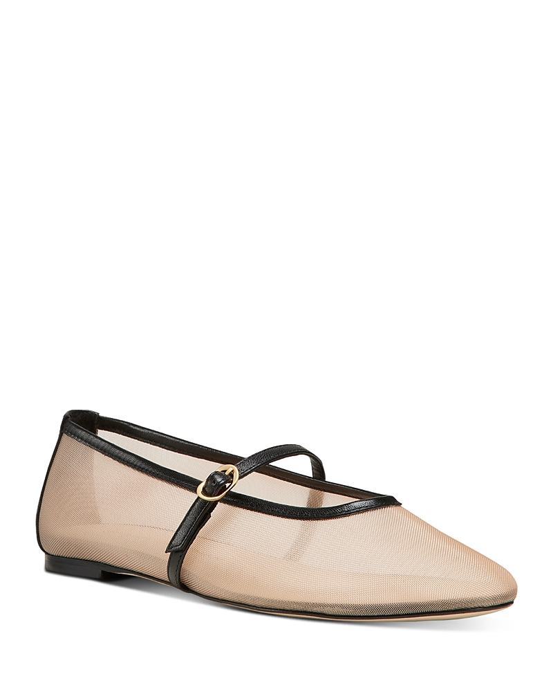 Stuart Weitzman Bareitall Mary Jane In Beige/black