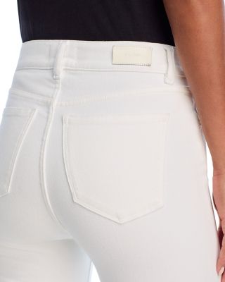 Mara Straight Mid Rise Instasculpt™ Ankle Jeans in White
