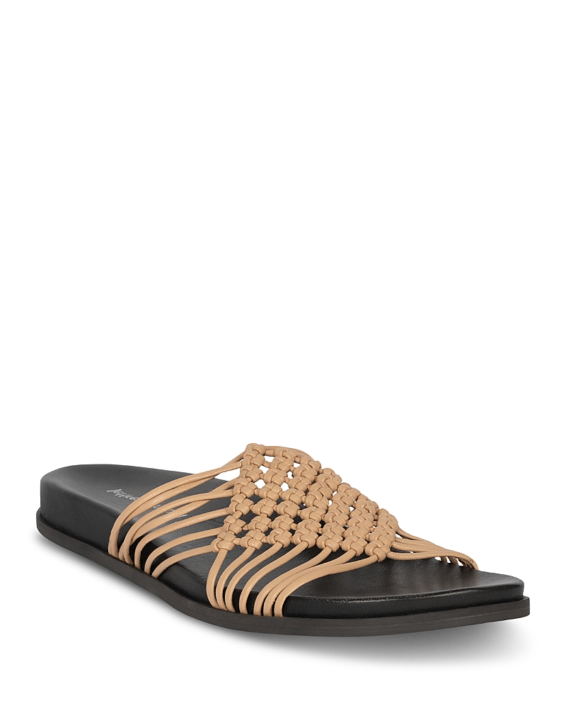 Jeffrey Campbell Women's Plait Strappy Slide Sandals
