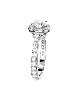 Una Crystal Halo Ring