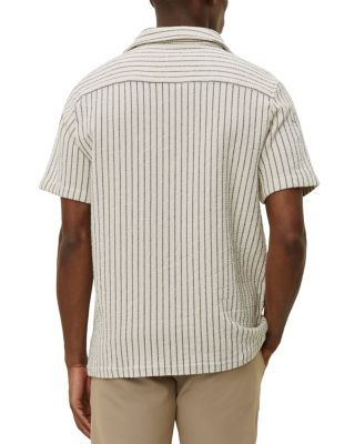 Striped Sweater Camp Shirt