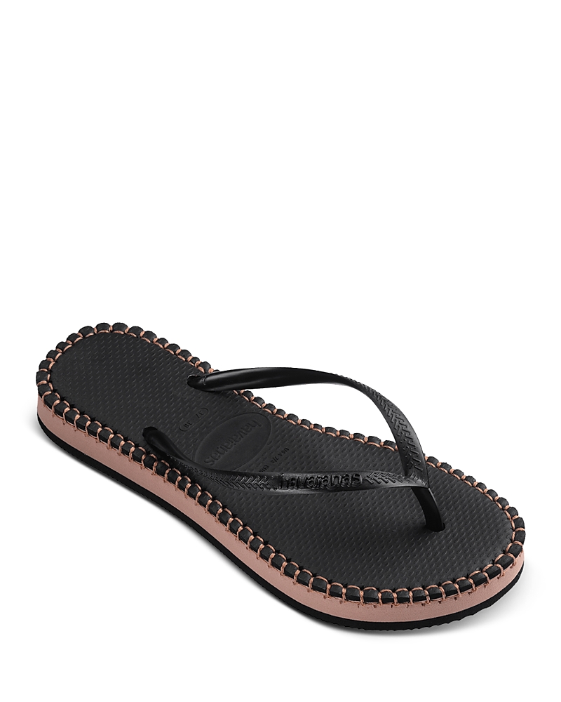 HAVAIANAS HAVAIANAS WOMEN'S SLIM LOOP FLATFORM FLIP FLOP SANDALS