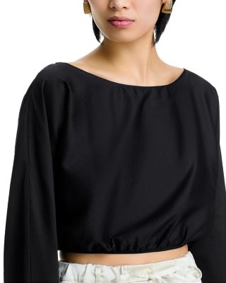 Yoko Long Sleeve Blouson Top