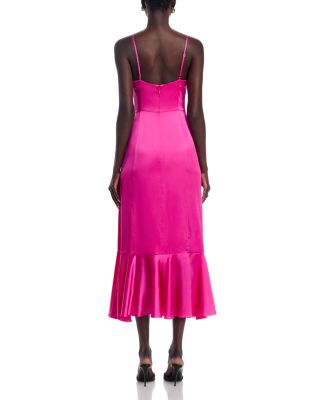 Vivienda Silk Ruffled Dress