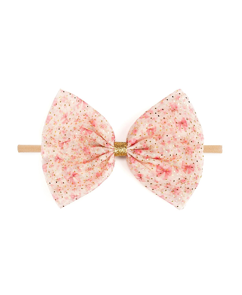 Sweet Wink Girls' Ditsy Floral Tulle Bow Baby Headband - Baby