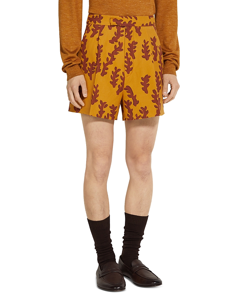 ZEGNA OASI LINO REGULAR FIT LINEN SHORTS
