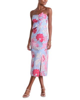 Vineyard Vines - Floral Strapless Dress