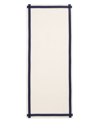 Satin Border Cashmere & Silk Scarf