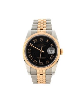 Pre-Owned Rolex - Oyster Perpetual Datejust Automatic Watch in Stainless Steel and Rose Gold 36mm