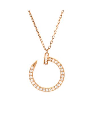 Pre-Owned Cartier - Juste un Clou Pendant Necklace 18K Gold and Diamonds