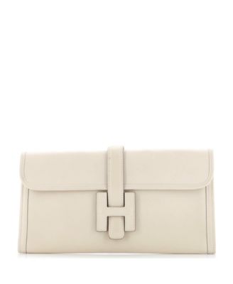 Pre-Owned HERMÈS - Pre-Owned Hermes 29 Jige Elan Clutch Swift
