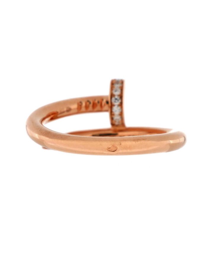 Juste un Clou Ring 18K Rose Gold and Diamonds