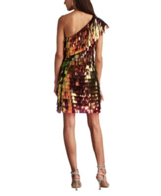 Bina Sequin Fringe Mini Dress
