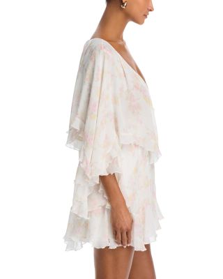 Avaline Floral Ruffle Layered Dress