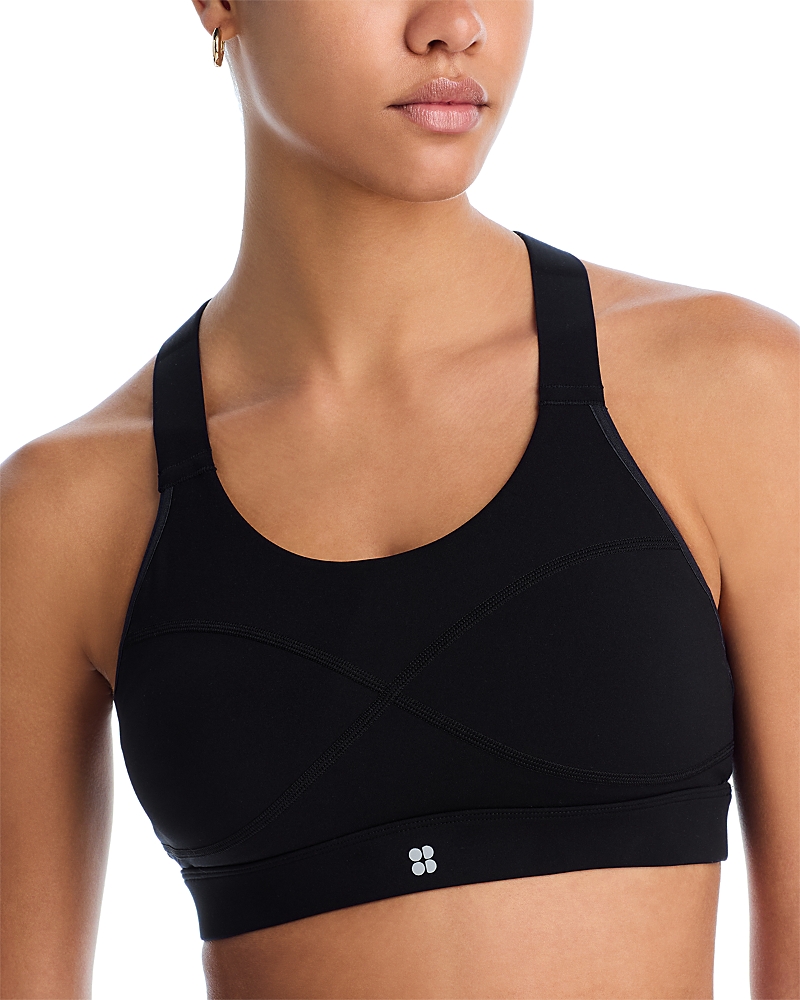 Shop Sweaty Betty Power Medium Impact Sports Bra In Black