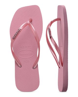Women's Slim Square Flip Flop Sandals