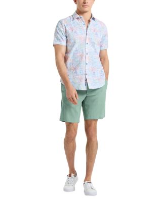 Passport Seersucker Classic Fit Button Down Shirt