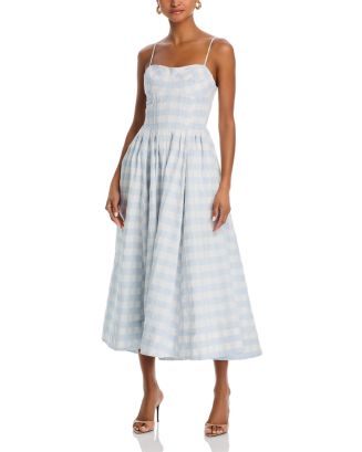 SIMKHAI Kittiya Sleeveless Poplin Midi Dress | Bloomingdale's Women