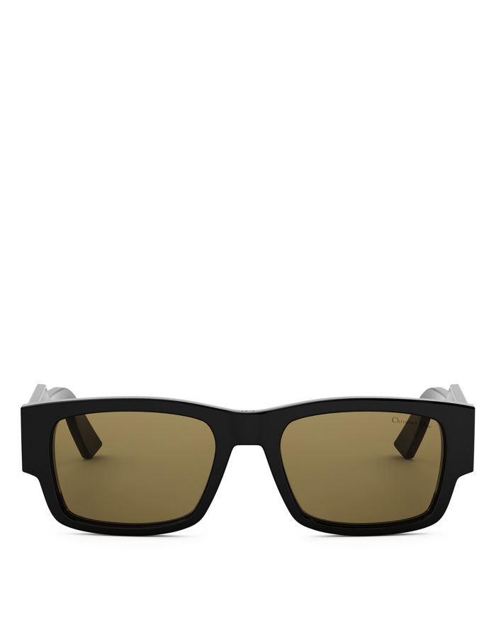 Christian Dior Label S1I Rectangular Sunglasses, 54mm