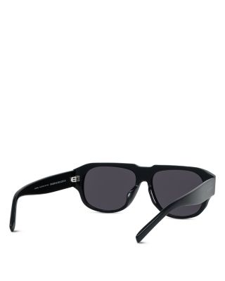 GV Day Black Geometric Sunglasses, 55mm 