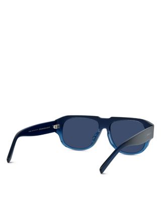 GV Day Black Geometric Sunglasses, 55mm 